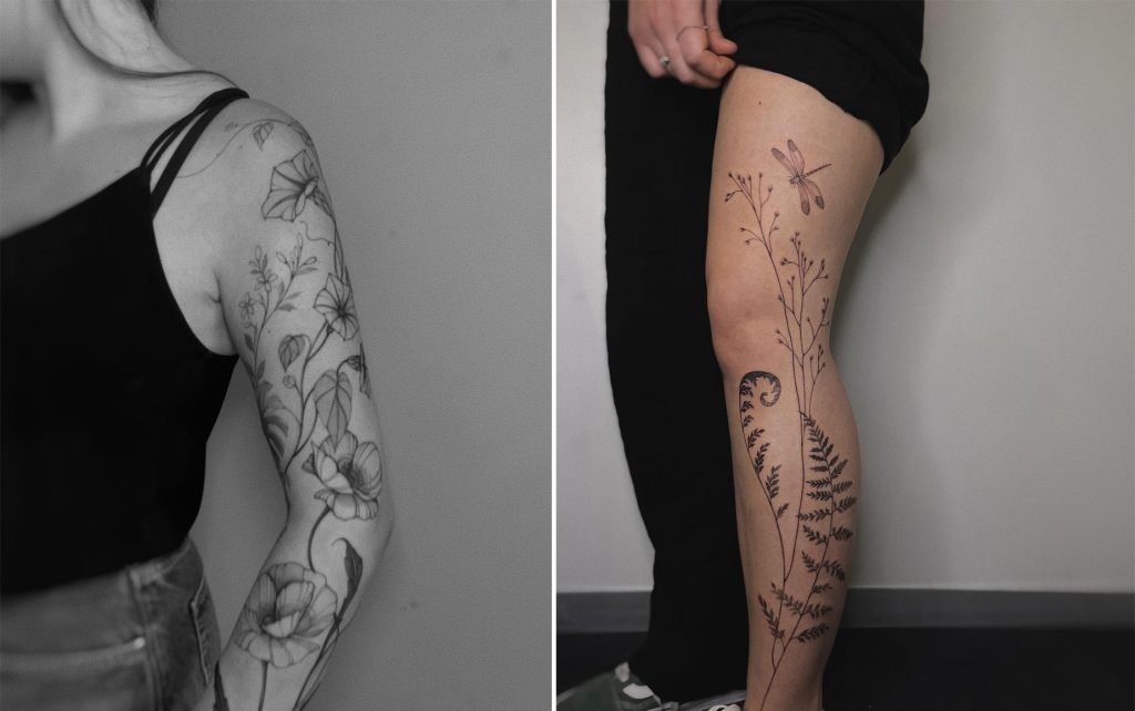 tatuaggi fiori